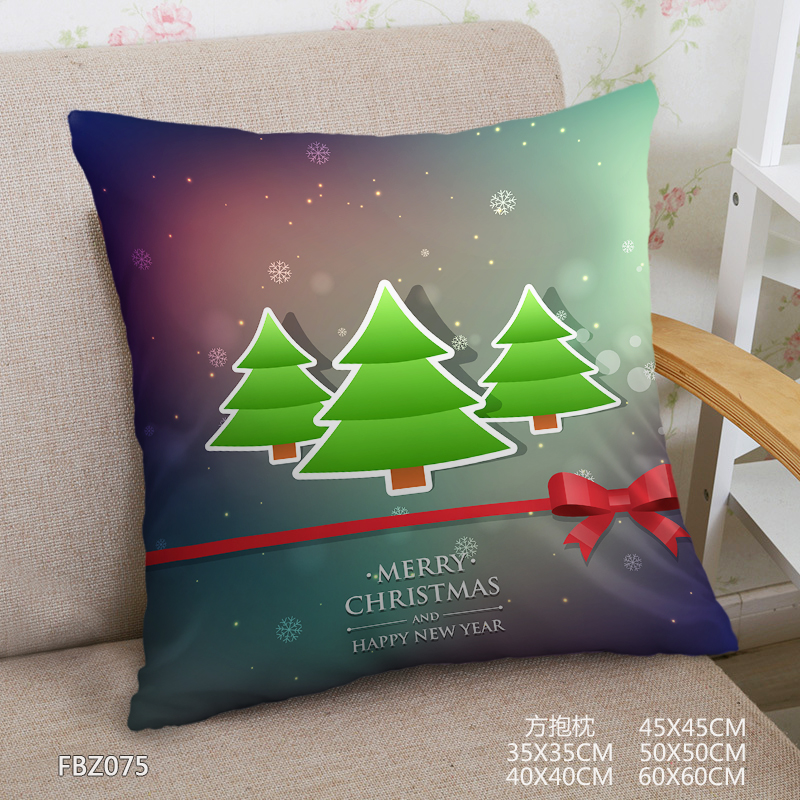 Christmas Party 45x45cm(18x18inch) Square Anime Dakimakura Throw Pillow Cover