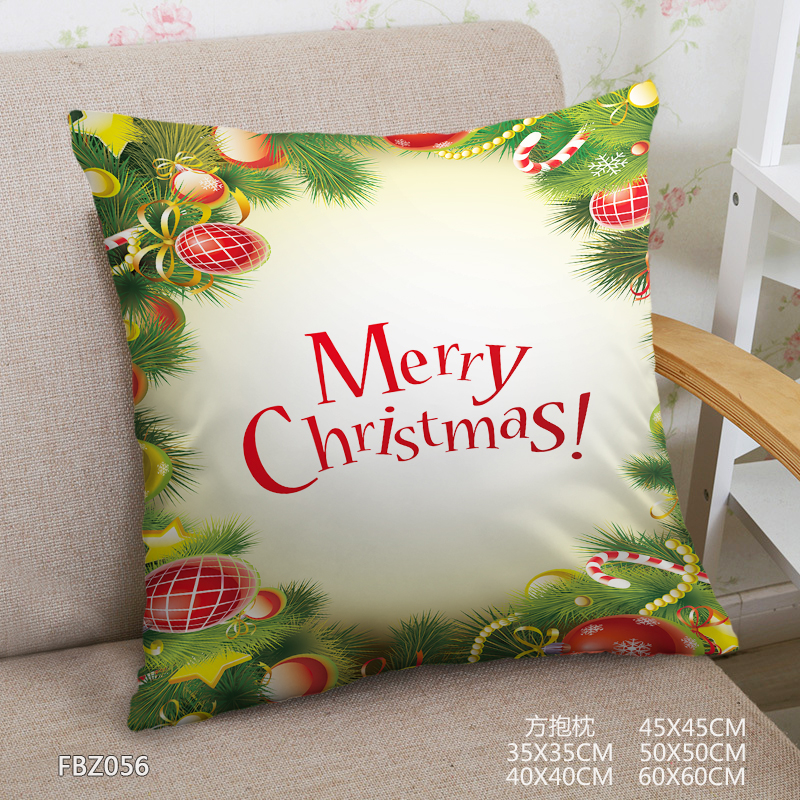 Christmas 45x45cm(18x18inch) Square Anime Dakimakura Throw Pillow Cover