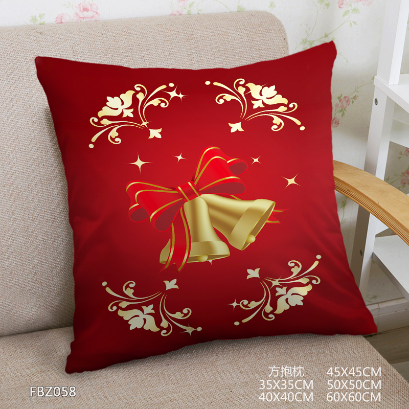 Christmas 45x45cm(18x18inch) Square Anime Dakimakura Throw Pillow Cover
