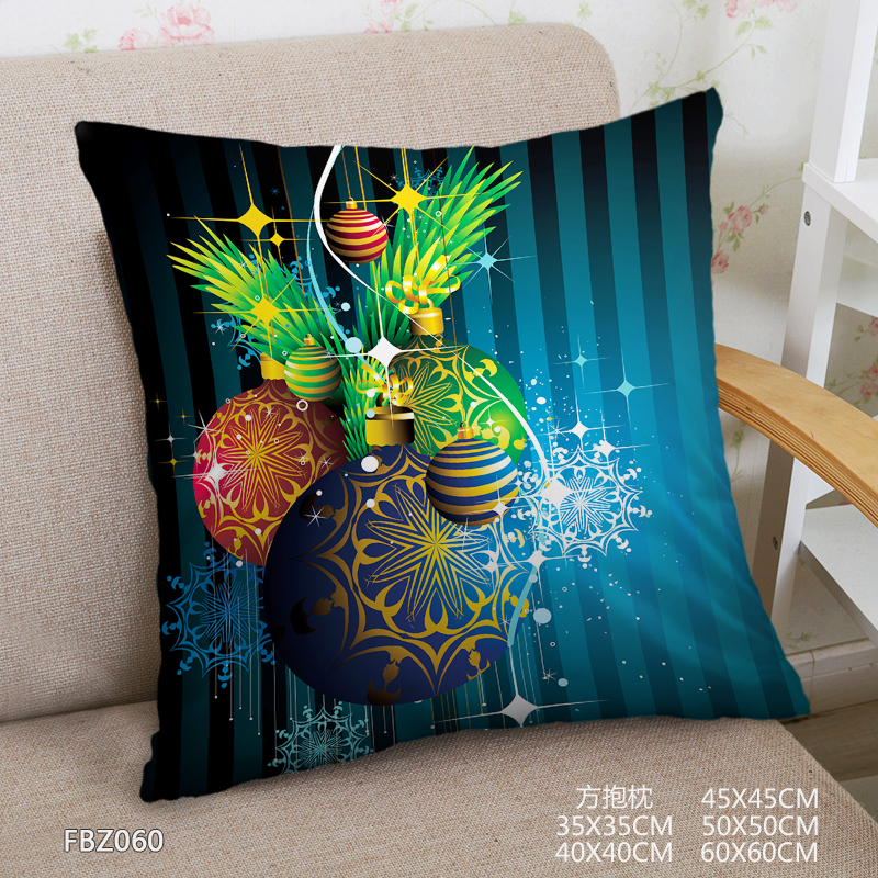 Christmas 45x45cm(18x18inch) Square Anime Dakimakura Throw Pillow Cover