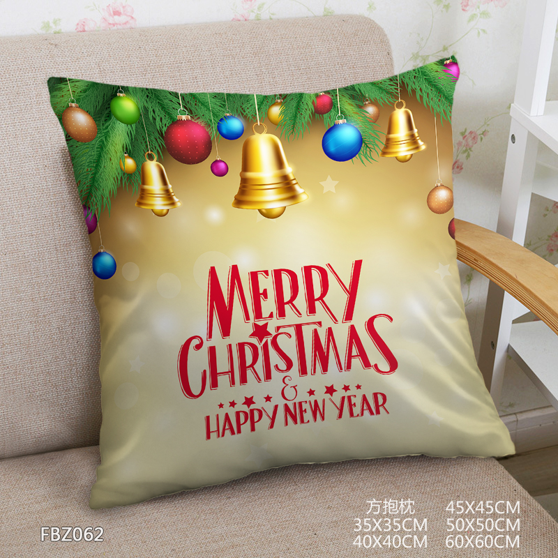 Christmas 45x45cm(18x18inch) Square Anime Dakimakura Throw Pillow Cover