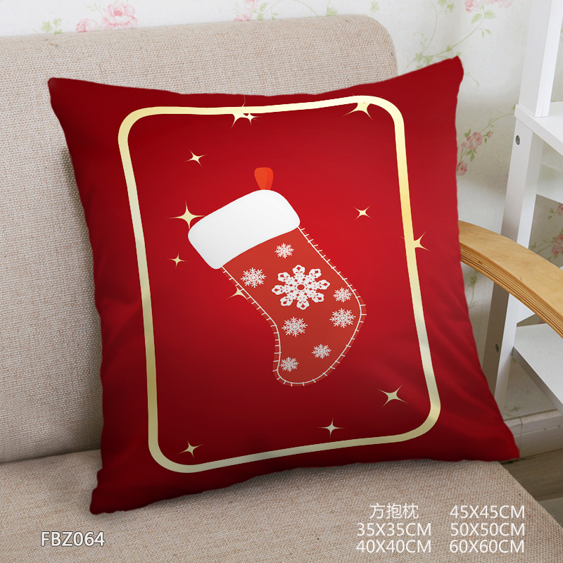 Christmas 45x45cm(18x18inch) Square Anime Dakimakura Throw Pillow Cover