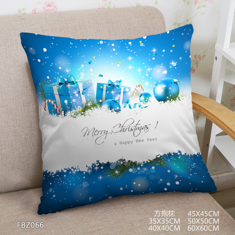 Christmas 45x45cm(18x18inch) Square Anime Dakimakura Throw Pillow Cover