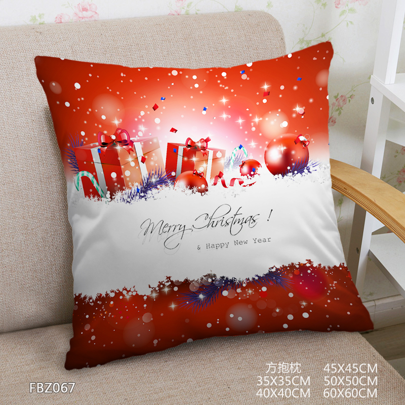 Christmas 45x45cm(18x18inch) Square Anime Dakimakura Throw Pillow Cover