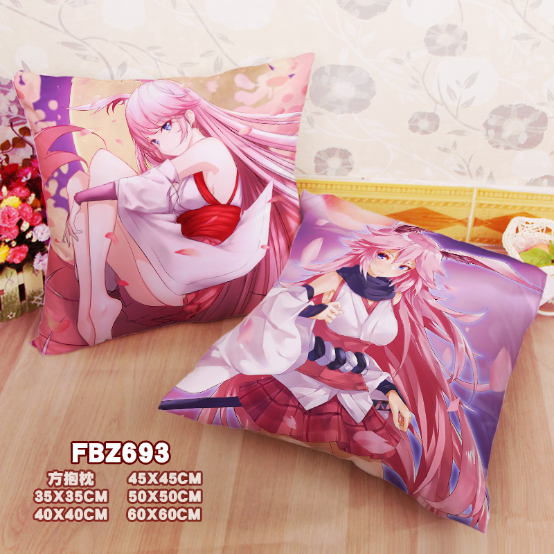 Crash School-Game 45x45cm(18x18inch) Square Anime Dakimakura Throw Pillow Cover