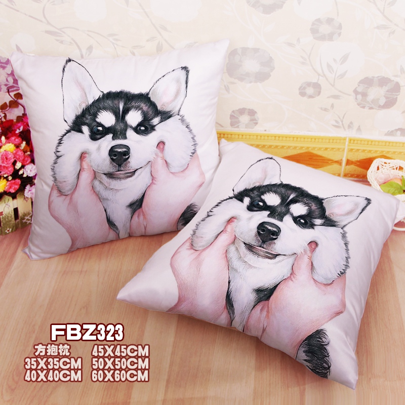 Dog Animal 45x45cm(18x18inch) Square Anime Dakimakura Throw Pillow Cover