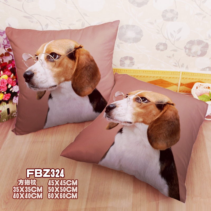 Dog Animal 45x45cm(18x18inch) Square Anime Dakimakura Throw Pillow Cover