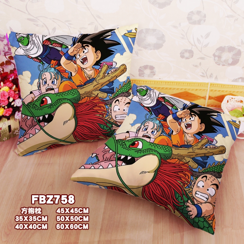 Dragon Ball-Anime 45x45cm(18x18inch) Square Anime Dakimakura Throw Pillow Cover