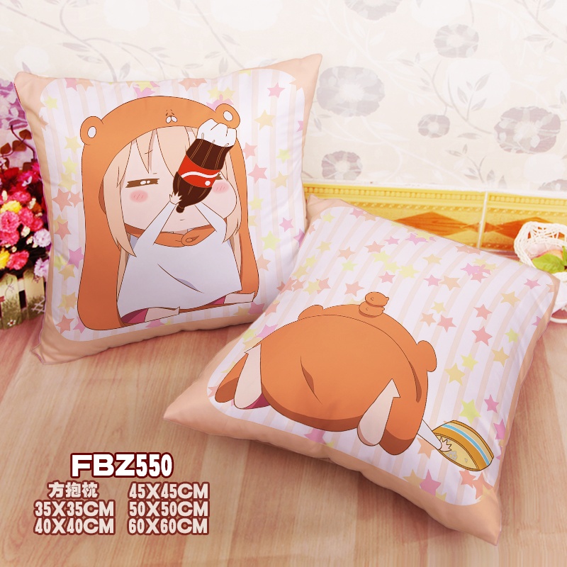 Dry Thing Little Buried Anime 45x45cm(18x18inch) Square Anime Dakimakura Throw Pillow Cover