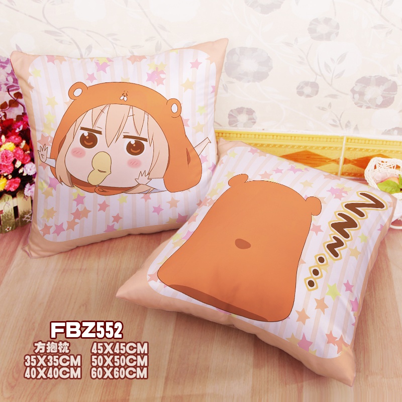 Dry Thing Little Buried Anime 45x45cm(18x18inch) Square Anime Dakimakura Throw Pillow Cover
