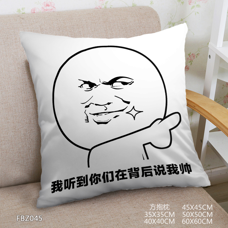 Emotion Anime 45x45cm(18x18inch) Square Anime Dakimakura Throw Pillow Cover