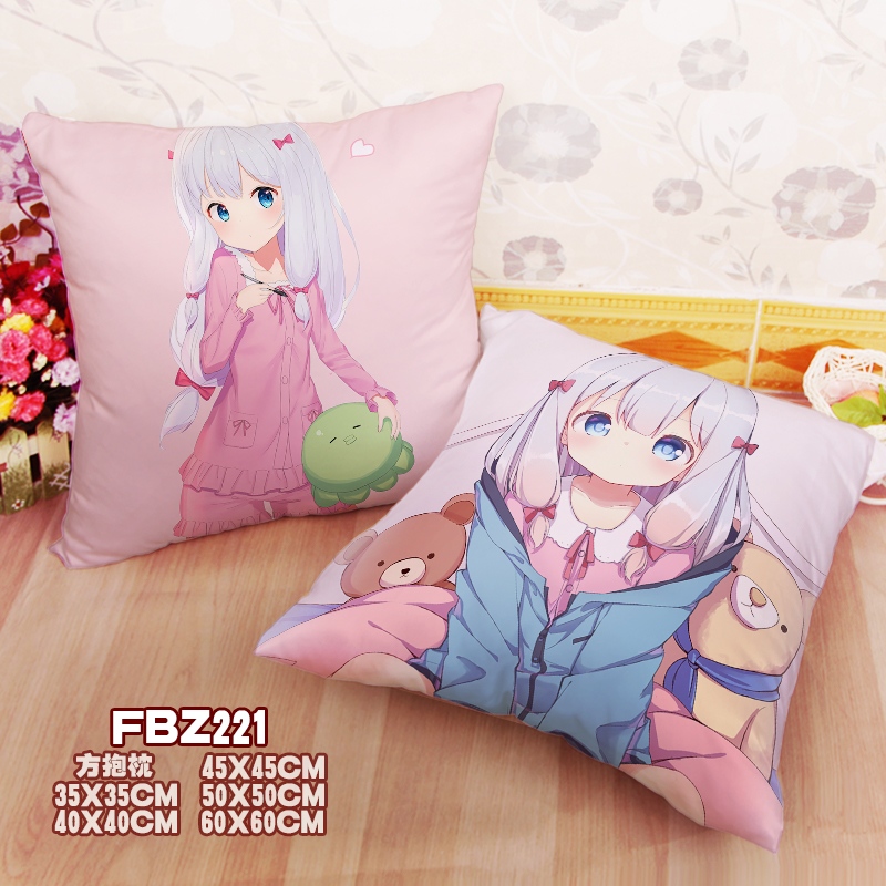 Eromanga-Sensei Anime 45x45cm(18x18inch) Square Anime Dakimakura Throw Pillow Cover