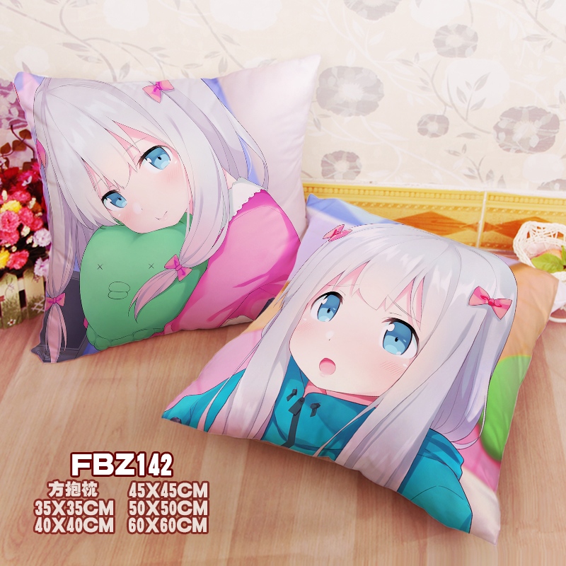 Eromanga Teacher Anime 45x45cm(18x18inch) Square Anime Dakimakura Throw Pillow Cover