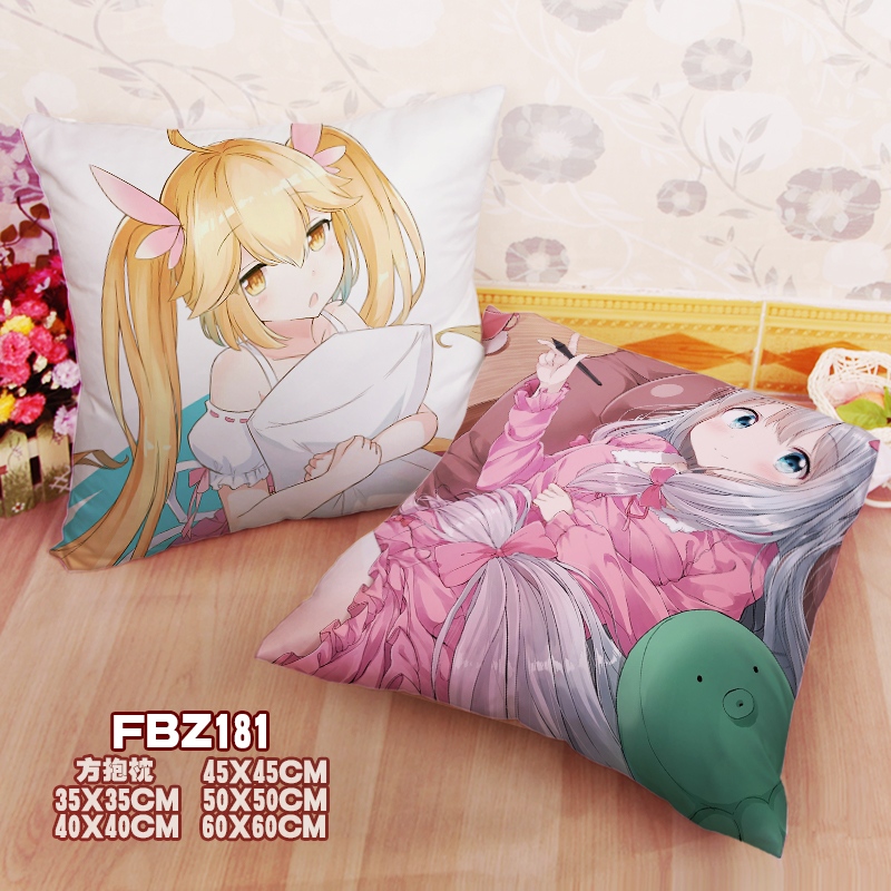 Eromanya Teacher Anime 45x45cm(18x18inch) Square Anime Dakimakura Throw Pillow Cover