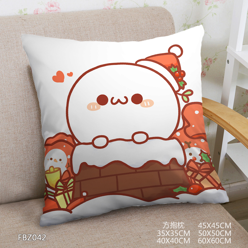 Face Character Anime 45x45cm(18x18inch) Square Anime Dakimakura Throw Pillow Cover
