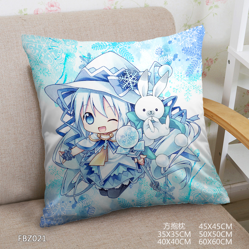 Hatsune Anime 45x45cm(18x18inch) Square Anime Dakimakura Throw Pillow Cover