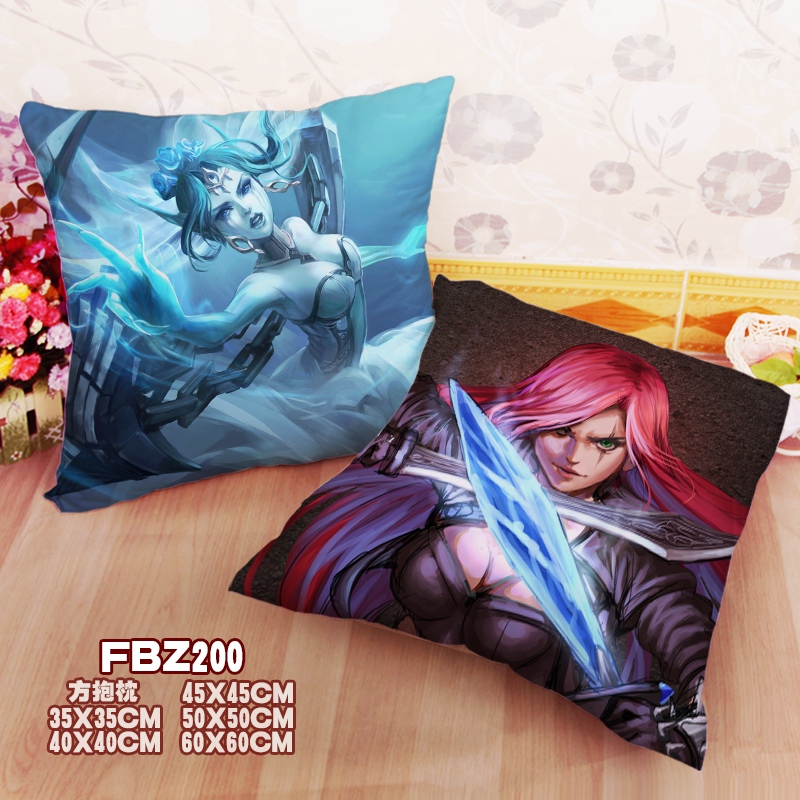 League Of Legends Game Party 45x45cm(18x18inch) Square Anime Dakimakura Throw Pillow Cover