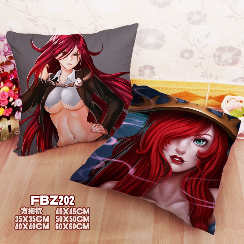 League Of Legends Game Party 45x45cm(18x18inch) Square Anime Dakimakura Throw Pillow Cover