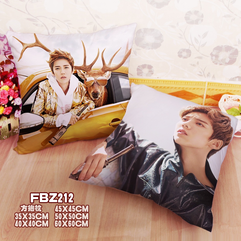 Luhan Star 45x45cm(18x18inch) Square Anime Dakimakura Throw Pillow Cover