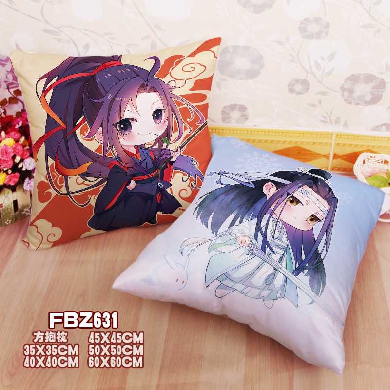 Magician Zushi Anime 45x45cm(18x18inch) Square Anime Dakimakura Throw Pillow Cover