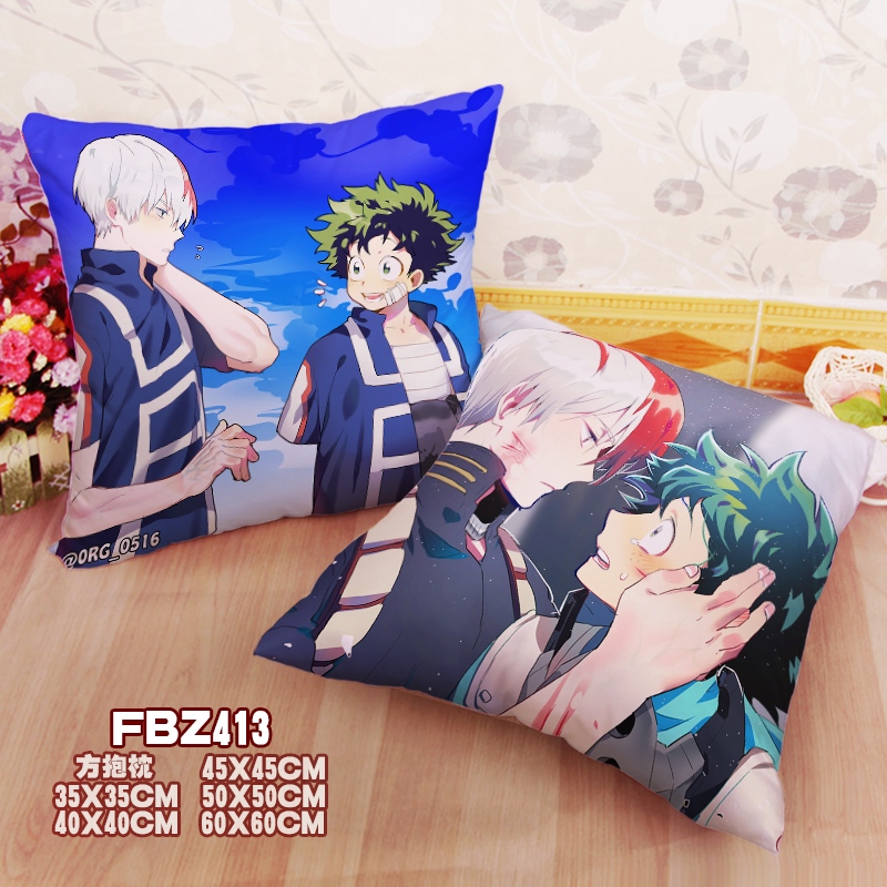 My Hero Academia Anime 45x45cm(18x18inch) Square Anime Dakimakura Throw Pillow Cover