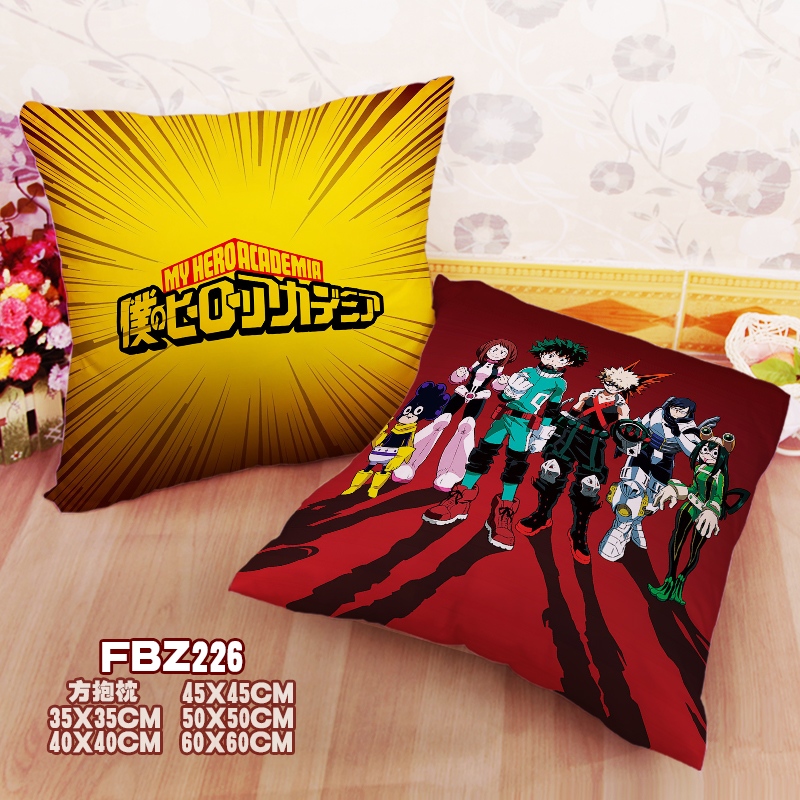 My Hero Academia Anime 45x45cm(18x18inch) Square Anime Dakimakura Throw Pillow Cover