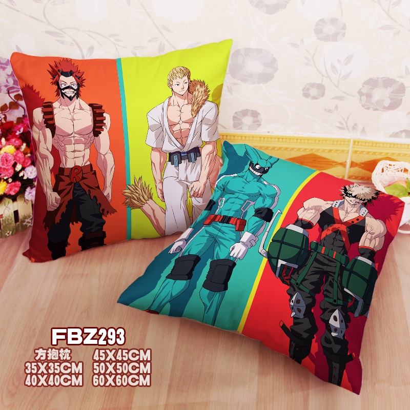 My Hero Academia Anime 45x45cm(18x18inch) Square Anime Dakimakura Throw Pillow Cover