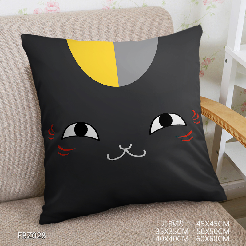 Natsume Youren Tent Anime 45x45cm(18x18inch) Square Anime Dakimakura Throw Pillow Cover