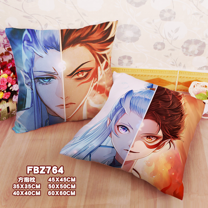 Nezha Magic Boy Descending-Anime 45x45cm(18x18inch) Square Anime Dakimakura Throw Pillow Cover