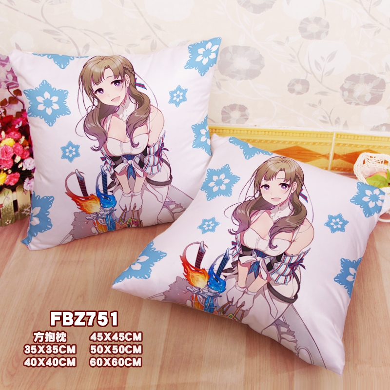 Normal Attack Is A Full Two-Strike - Such A Mother You Like - Anime 45x45cm(18x18inch) Square Anime Dakimakura Throw Pillow Cover