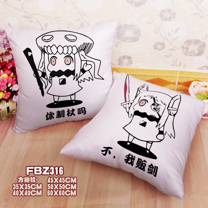 Northern Sookie Expression 45x45cm(18x18inch) Square Anime Dakimakura Throw Pillow Cover