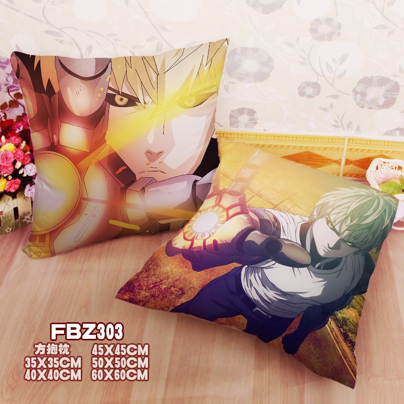 One Punch Man Anime 45x45cm(18x18inch) Square Anime Dakimakura Throw Pillow Cover