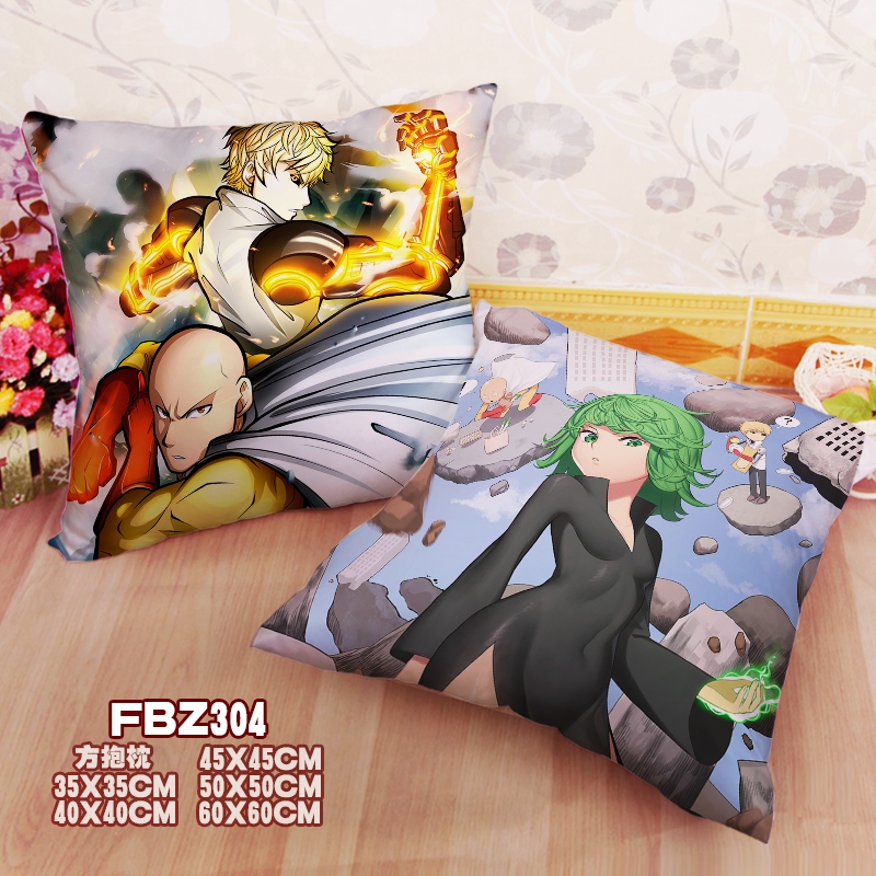 One Punch Man Anime 45x45cm(18x18inch) Square Anime Dakimakura Throw Pillow Cover
