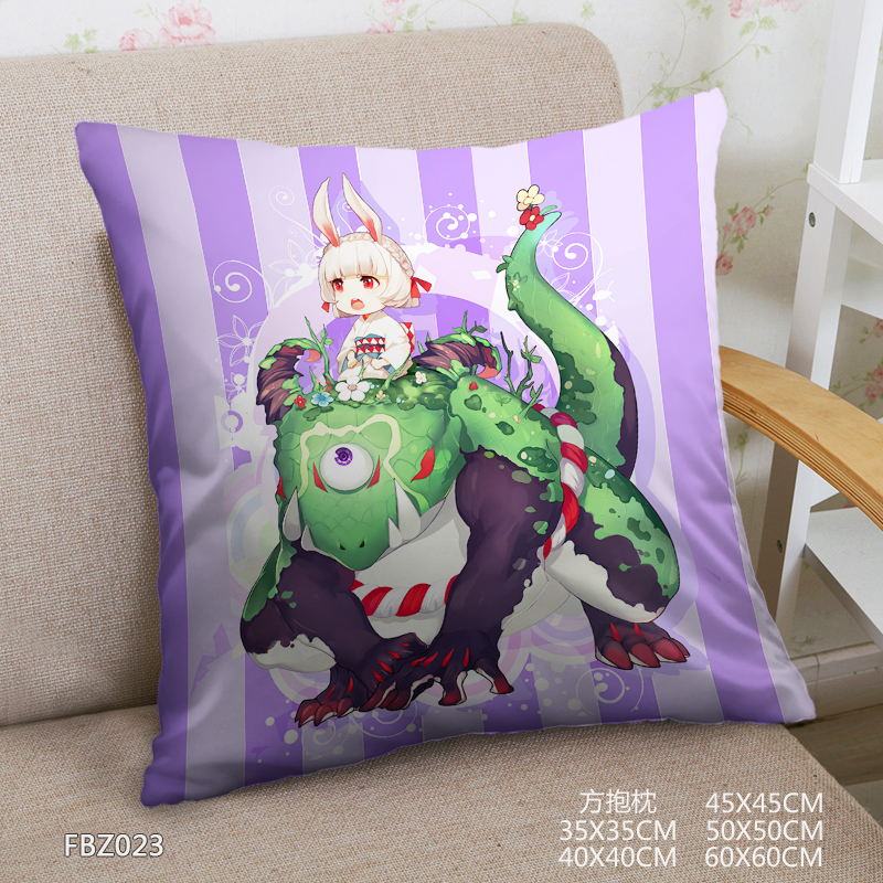 Onmyoji Anime 45x45cm(18x18inch) Square Anime Dakimakura Throw Pillow Cover