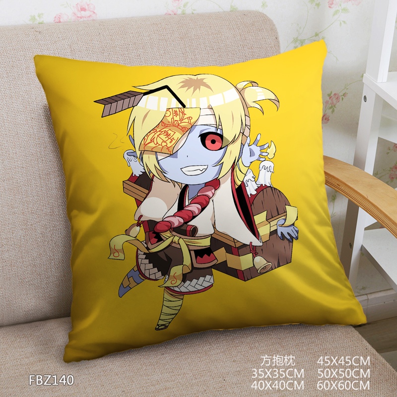 Onmyoji Game 45x45cm(18x18inch) Square Anime Dakimakura Throw Pillow Cover