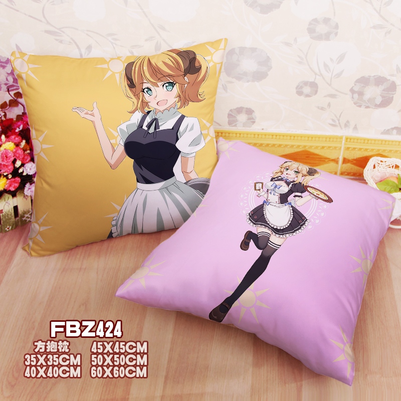 Otherworldly Canteen Anime 45x45cm(18x18inch) Square Anime Dakimakura Throw Pillow Cover