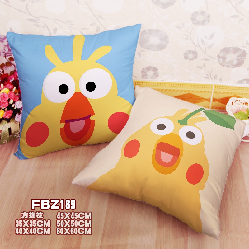 Parrot Brothers Expression 45x45cm(18x18inch) Square Anime Dakimakura Throw Pillow Cover