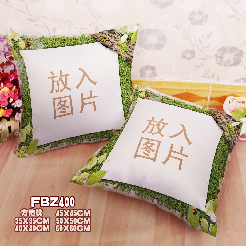 Personalized Custom 45x45cm(18x18inch) Square Anime Dakimakura Throw Pillow Cover