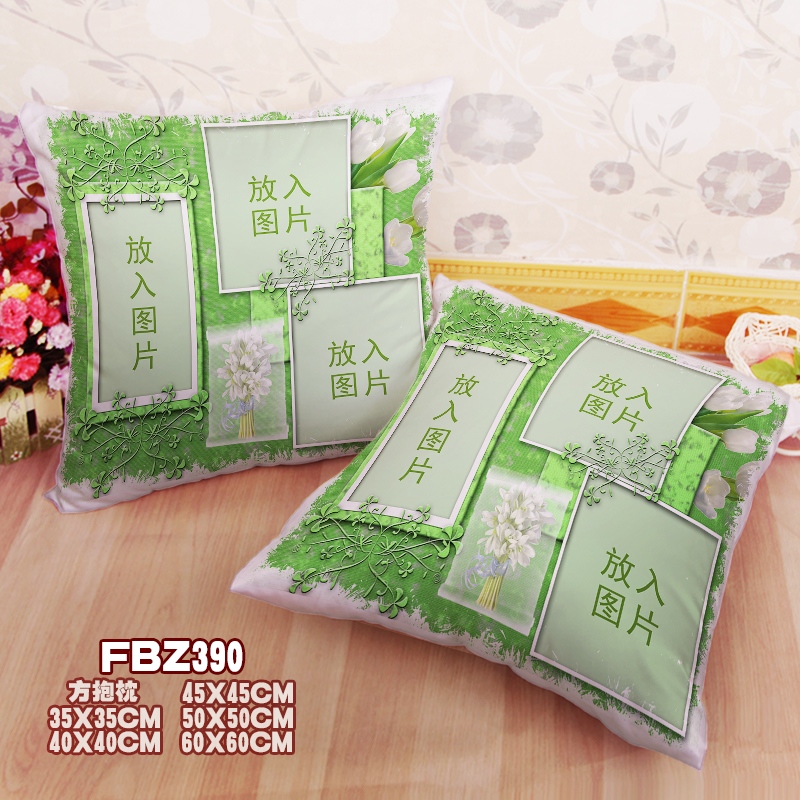 Personalized 45x45cm(18x18inch) Square Anime Dakimakura Throw Pillow Cover