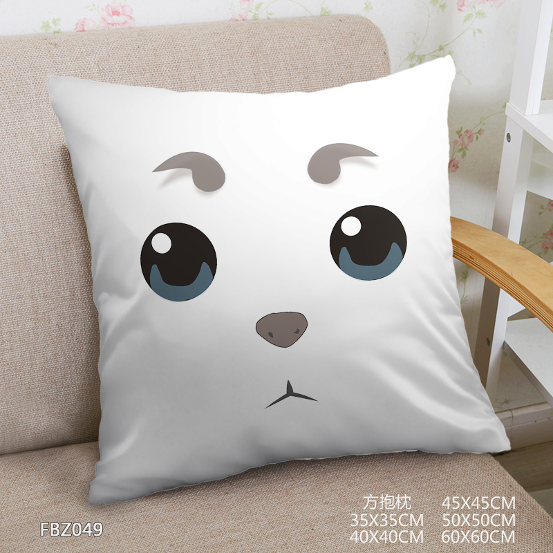 Silver Spirit Anime 45x45cm(18x18inch) Square Anime Dakimakura Throw Pillow Cover