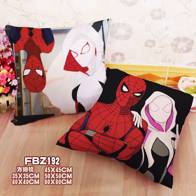 Spider-Man Movie Party 45x45cm(18x18inch) Square Anime Dakimakura Throw Pillow Cover