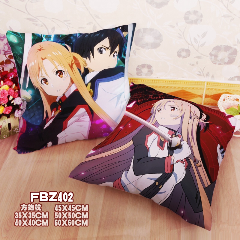 Sword And Sworcery Sequence Battle Anime 45x45cm(18x18inch) Square Anime Dakimakura Throw Pillow Cover