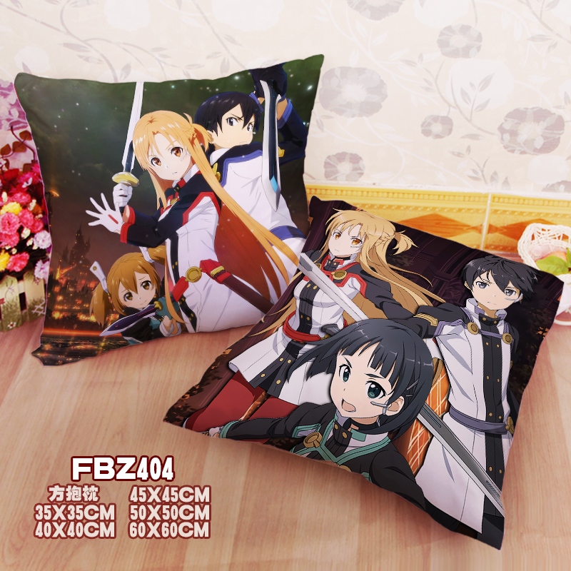 Sword And Sworcery Sequence Battle Anime 45x45cm(18x18inch) Square Anime Dakimakura Throw Pillow Cover