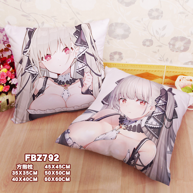 The Blue Line - Anime 45x45cm(18x18inch) Square Anime Dakimakura Throw Pillow Cover