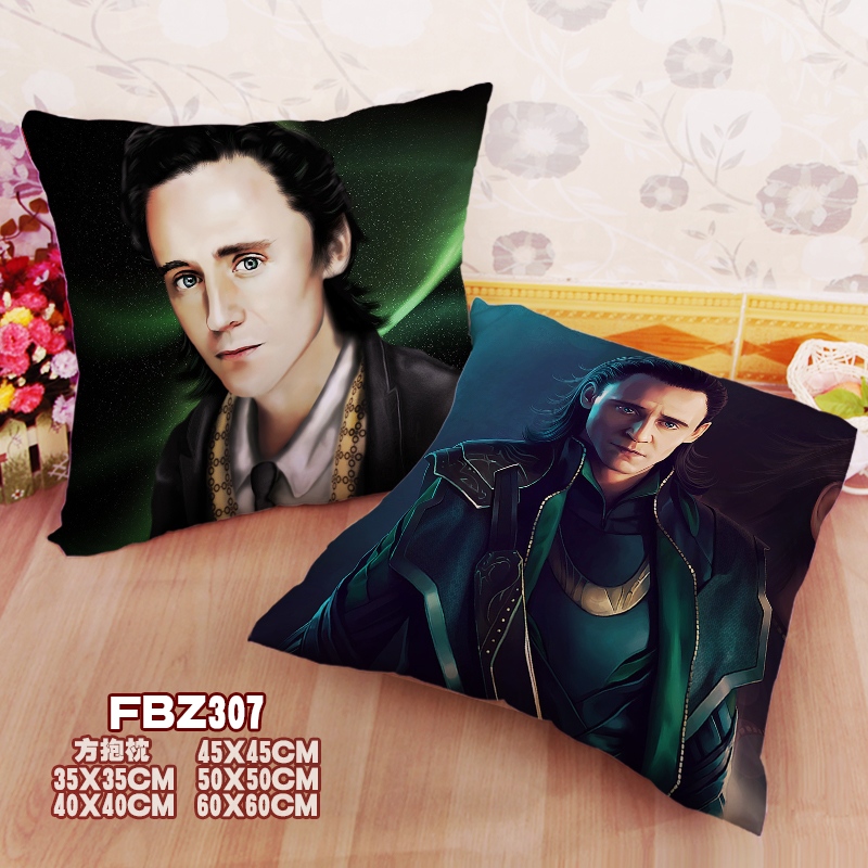 Thor Loki Movie 45x45cm(18x18inch) Square Anime Dakimakura Throw Pillow Cover