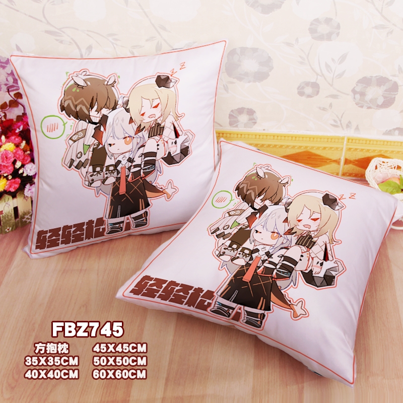 Tomorrow\'S Ark-Game 45x45cm(18x18inch) Square Anime Dakimakura Throw Pillow Cover