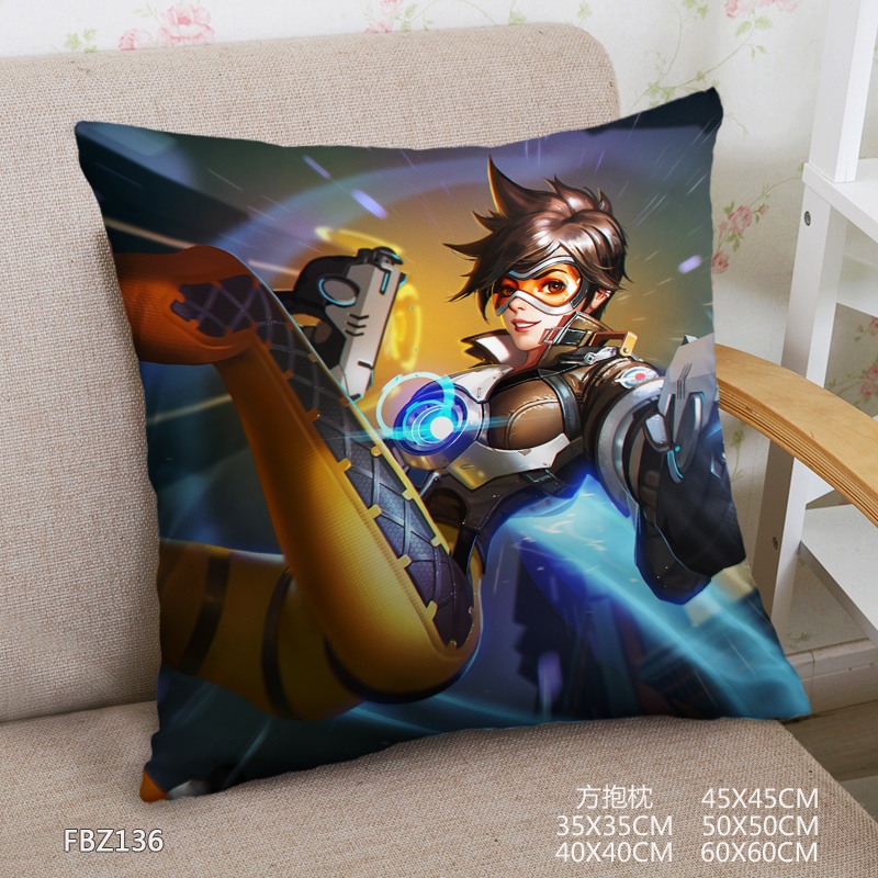 Watchman Pioneer Game Party 45x45cm(18x18inch) Square Anime Dakimakura Throw Pillow Cover