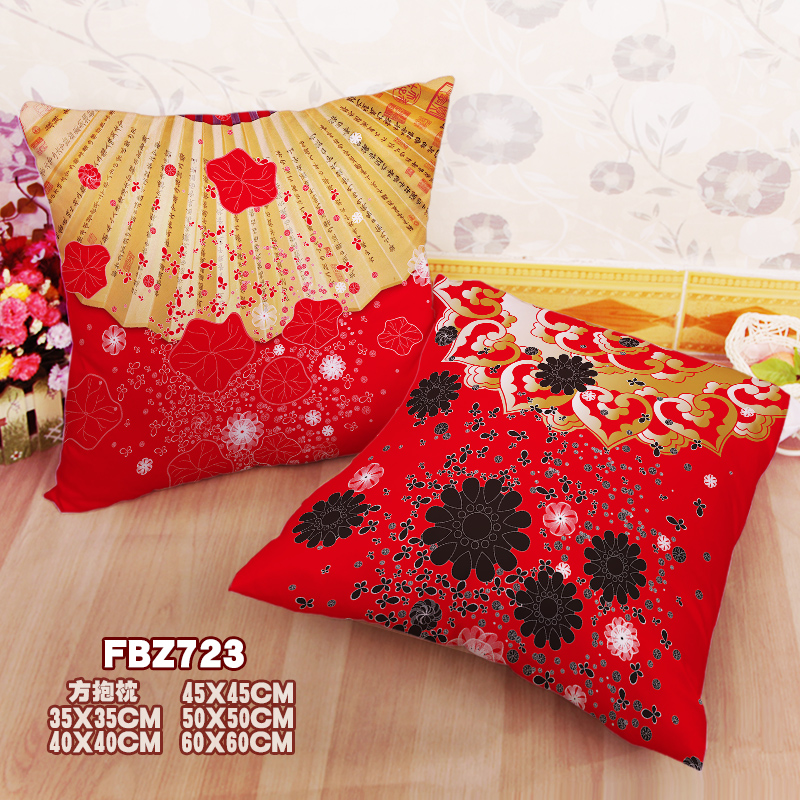 Wedding-Celebration 45x45cm(18x18inch) Square Anime Dakimakura Throw Pillow Cover