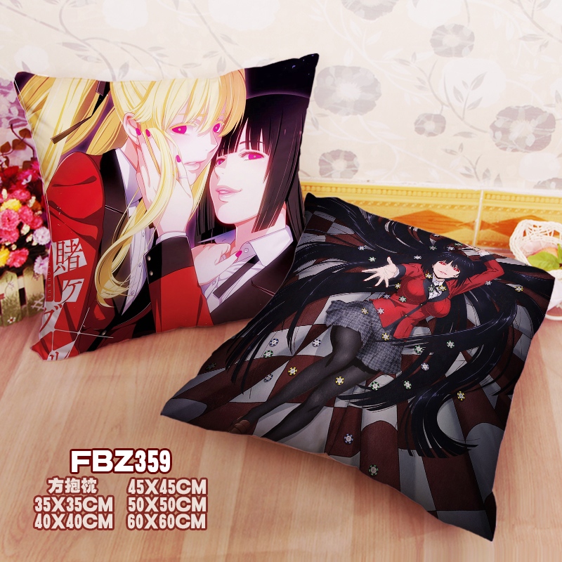 Wild Gambling Abyss-Anime 45x45cm(18x18inch) Square Anime Dakimakura Throw Pillow Cover