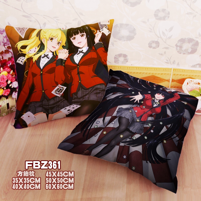 Wild Gambling Abyss-Anime 45x45cm(18x18inch) Square Anime Dakimakura Throw Pillow Cover